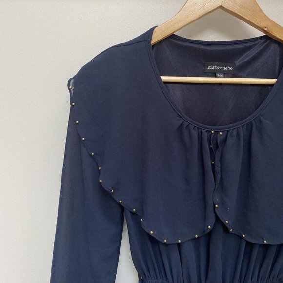 Womens Blue Dress - Picture 3 of 5